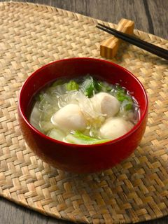 白菜と里芋のみそ汁-レシピのメイン写真