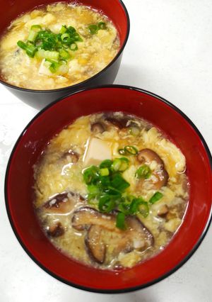 旨和だれで椎茸かき玉汁-レシピのメイン写真
