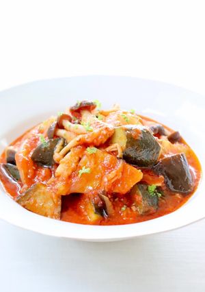Bistroハリッサ香る野菜のトマト煮-レシピのメイン写真