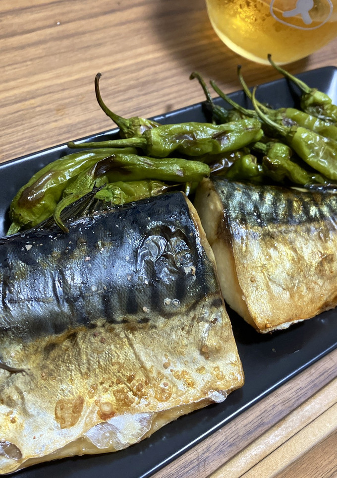 さば塩焼き　ししとう-レシピのメイン写真