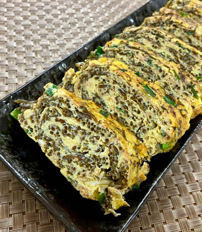 もずく入りオムレツ by うるま市健康支援課 【クックパッド】 簡単