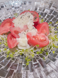 塩麹玉ねぎのドレッシングのトマトサラダ-レシピのメイン写真