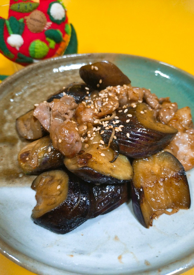 ナスと豚肉の生姜焼き-レシピのメイン写真