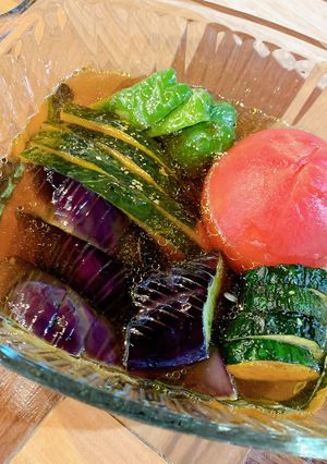 作り置きにも★夏野菜の揚げ浸し-レシピのメイン写真