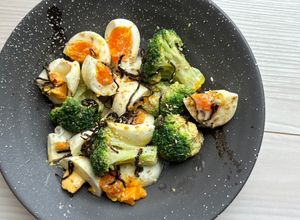ブロッコリー＋ゆで卵×塩昆布＋ゴマドレ-レシピのメイン写真
