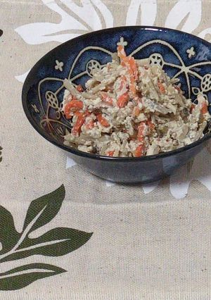 ごぼうとにんじんの簡単白和え-レシピのメイン写真