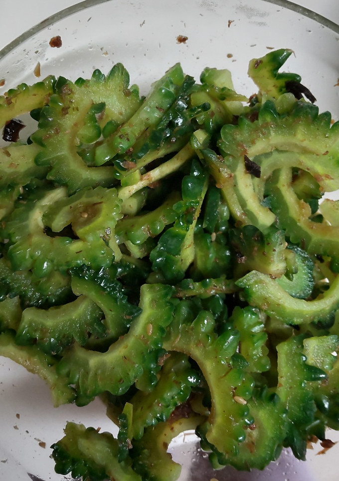 錦松梅を使った！ゴーヤの和風和え物-レシピのメイン写真