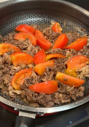 牛肉とトマトの炒め物-レシピのメイン写真