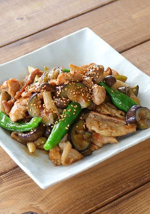 秋なすと豚肉のオイスター炒め-レシピのメイン写真