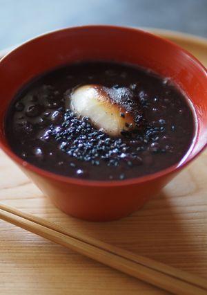 あずきの黒ごまぜんざい-レシピのメイン写真