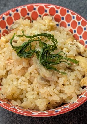 夏を味わう！みょうがと大葉の炊き込みご飯-レシピのメイン写真
