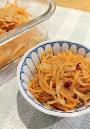 ヘルシー副菜！切り干し大根と人参の酢漬け-レシピのメイン写真
