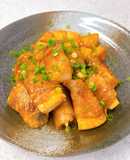 水煮たけのこの肉巻き♪オイスター醤油味