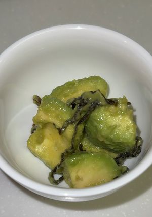 アボカドの塩昆布のわさび和え-レシピのメイン写真