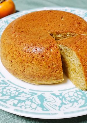 パパッと柿ケーキ（炊飯器）-レシピのメイン写真