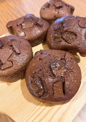 ココアチョコマフィン-レシピのメイン写真