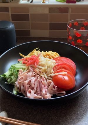 イギリスで中華麺がなくたって冷中を食べる-レシピのメイン写真