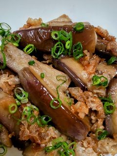 豚肉と茄子のポン酢炒め!野菜は茄子だけ!-レシピのメイン写真