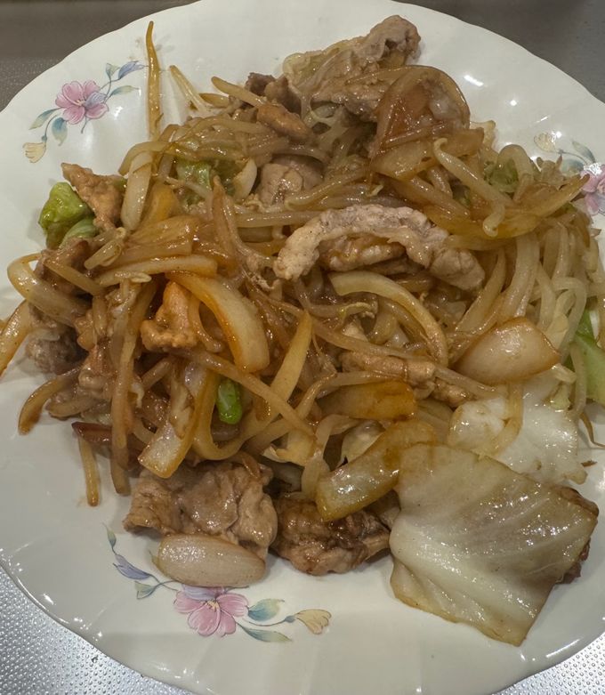 お好みソースで簡単!豚ももの野菜炒め-レシピのメイン写真