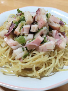 ネギ塩イカ焼きそば-レシピのメイン写真