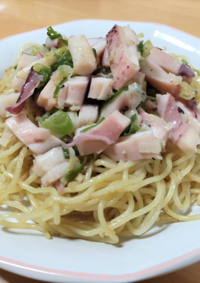 ネギ塩イカ焼きそば-レシピのメイン写真