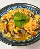 ダイエットに♪こんにゃく麺で酸辣湯麺