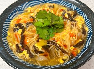 ダイエットに♪こんにゃく麺で酸辣湯麺-レシピのメイン写真