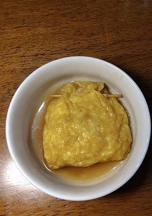 じゅわっと旨い♡チーズ入り冷凍卵のカレー巾着卵-レシピのメイン写真
