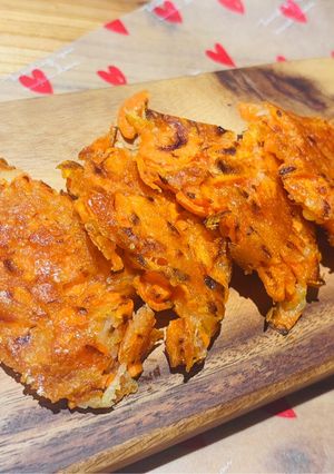 【 にんじんとチーズのカリカリガレット】-レシピのメイン写真