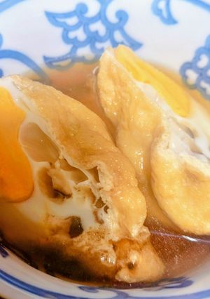じゅわっと♡しいたけ入りたまご巾着-レシピのメイン写真