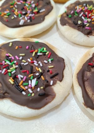 レンジで　ぱりんこでバレンタインチョコ-レシピのメイン写真