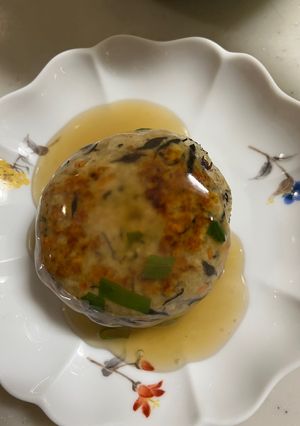 豆腐とヒジキの和風ハンバーグ-レシピのメイン写真
