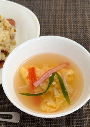 ふんわりカニ玉の中華スープ-レシピのメイン写真
