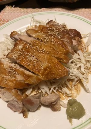 チキンソテー　シミしみキャベツ添え-レシピのメイン写真