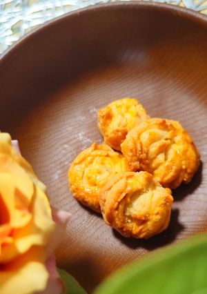簡単絞り出しクッキーde薔薇の花クッキー-レシピのメイン写真