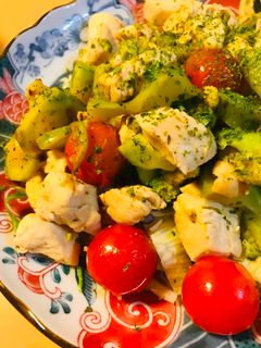 鶏肉とブロッコリー&トマトの温野菜炒め-レシピのメイン写真