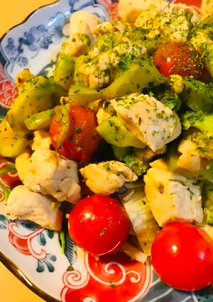 鶏肉とブロッコリー＆トマトの温野菜炒め-レシピのメイン写真