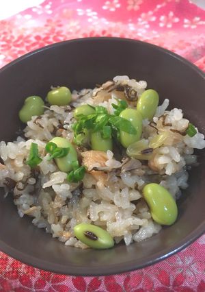 もずくと枝豆のまぜごはん-レシピのメイン写真