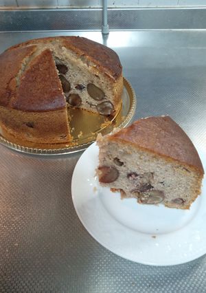 小麦粉無しで栗丸ごとケーキ-レシピのメイン写真