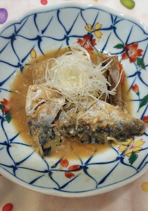 焼きサバの味噌煮です☆-レシピのメイン写真