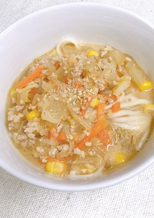 ごま豆乳うどん-レシピのメイン写真