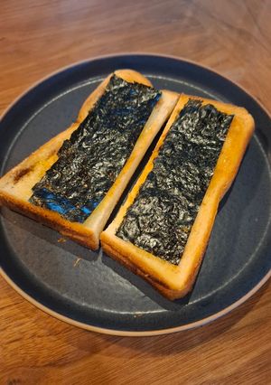 簡単やみつき♡海苔バター砂糖醤油トースト-レシピのメイン写真