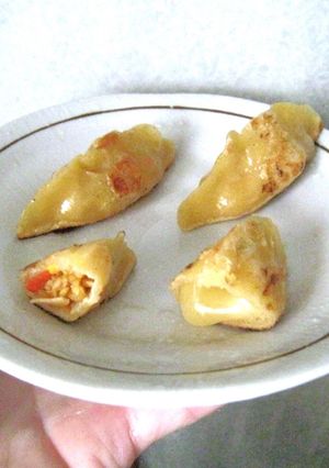 シーフードヌードルを活かして作る餃子-レシピのメイン写真