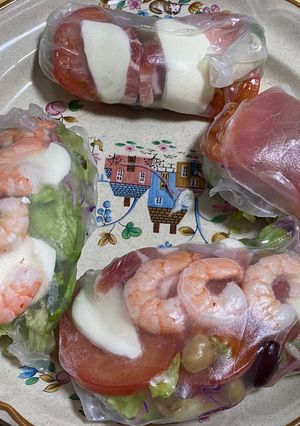 具沢山！カラフル生春巻き-レシピのメイン写真