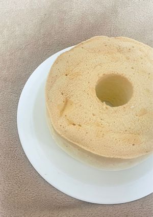 無水鍋のふわっふわ卵白米粉のシフォン-レシピのメイン写真