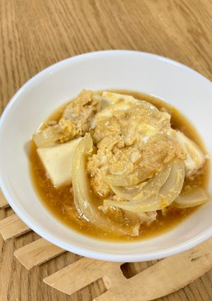 豆腐でかさ増し！親子丼-レシピのメイン写真