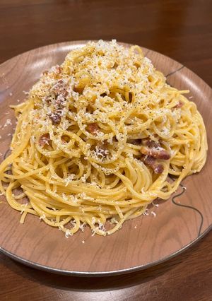 本場の炭火風カルボナーラ-レシピのメイン写真