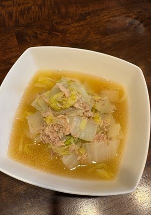 白菜で副菜！ツナの炒め煮-レシピのメイン写真