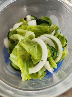キャベツと玉ねぎとキュウリの和え物-レシピのメイン写真