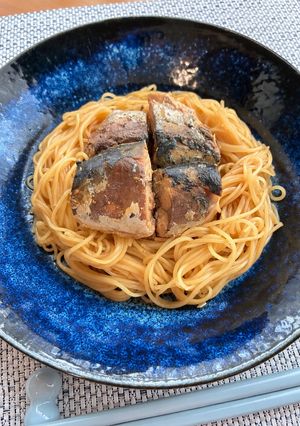 サバ缶で♪甘辛鯖そうめん-レシピのメイン写真